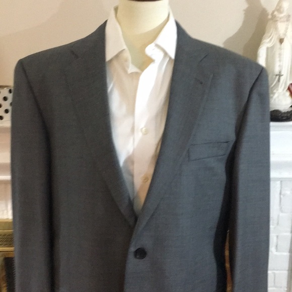 BURBERRY LONDON 2Button Suit 44R Wool Blazer Pants - Picture 2 of 8